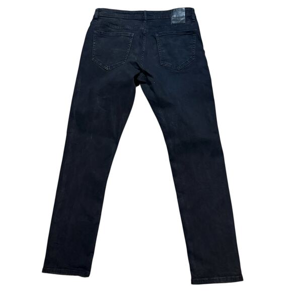 Weatherproof Vintage Brand Jeans Mens Black Slim Fit Stretch Denim Sz 34/32 - Picture 1 of 6